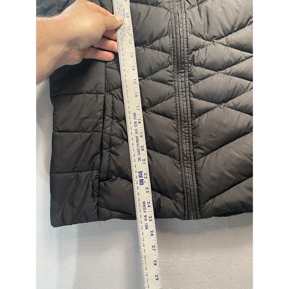 The North Face Puffer Jacket Womens Large Black 550 Fill Goose Down Outerwear - Picture 10 of 11